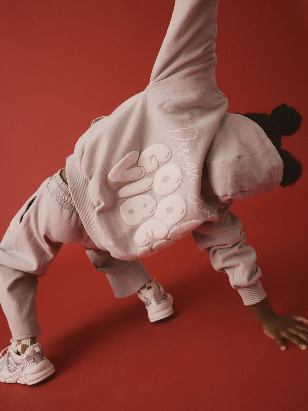 Джоггеры широкие для девочки Next AG5-906, Серый