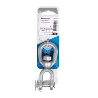 Вертлюг петля-вилка оцинкованный 8 мм SteelRex