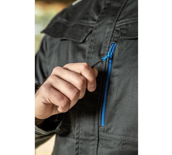 Куртка рабочая эластичная черная REETZ Högert, арт. HT5K823