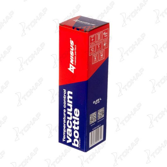 Термос 049-T 450ML с термодатчиком бирюзовый (N.TM-049-T) Nisus