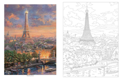 Thomas Kinkade Studios Inspired Destinations: A Coloring Book
