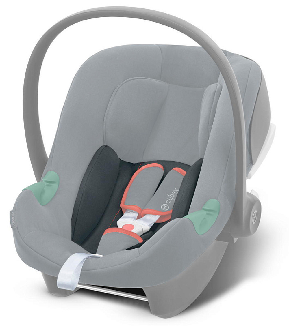 Коляска Cybex Balios S Lux TPE complete Aton B2 Steel Grey 3 в 1 Almond Beige с дождевиками