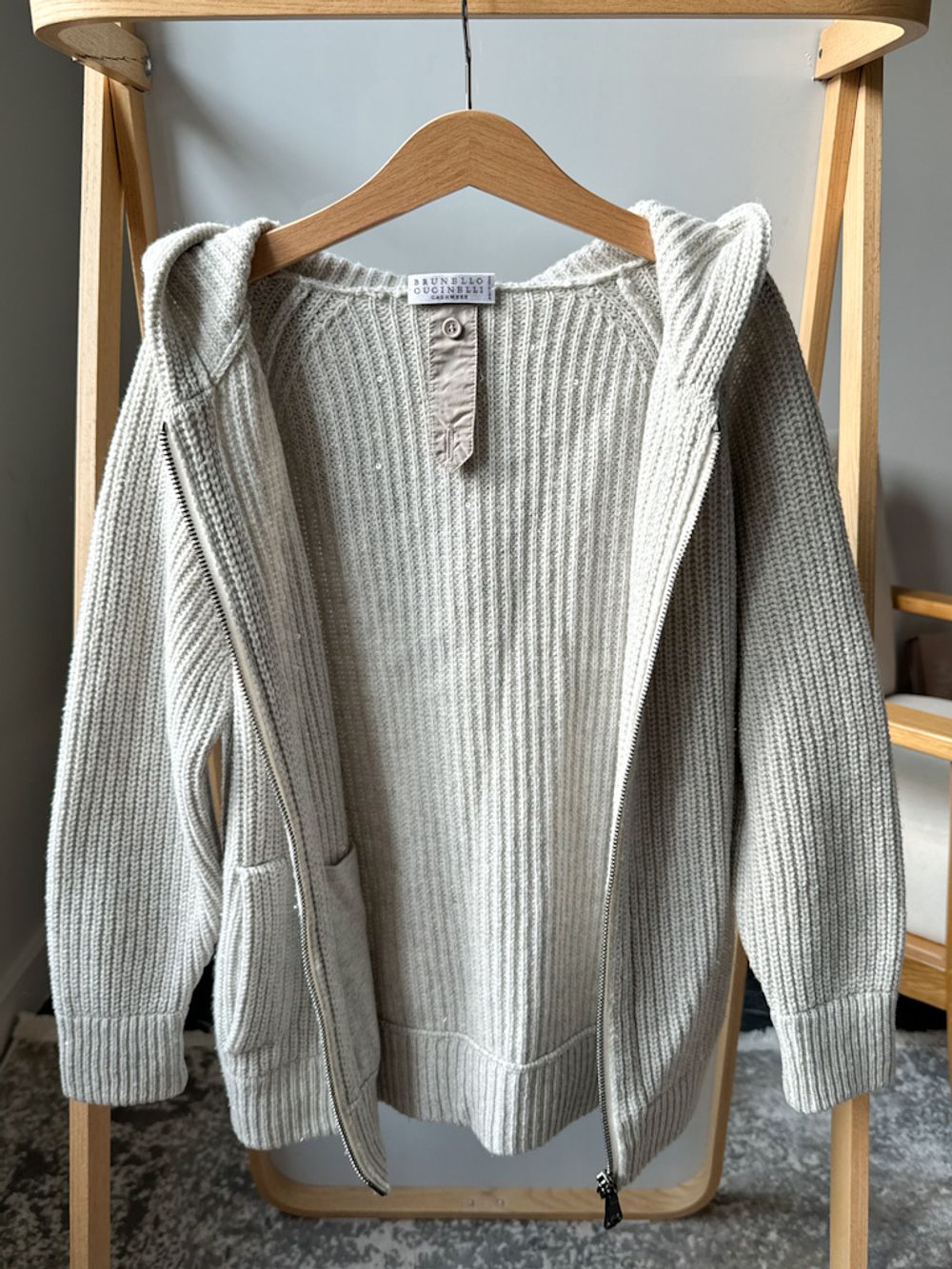 Вязаный кардиган из шерсти и кашемира Brunello Cucinelli, 116