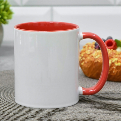 Кружка 330мл красная сублимация, 8644