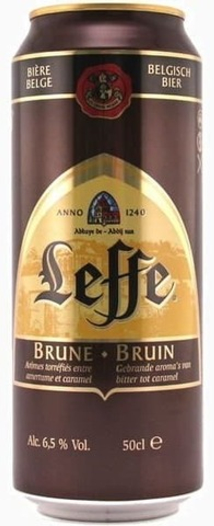 Пиво Леффе Брюне / Leffe Brune 0.5 - банка