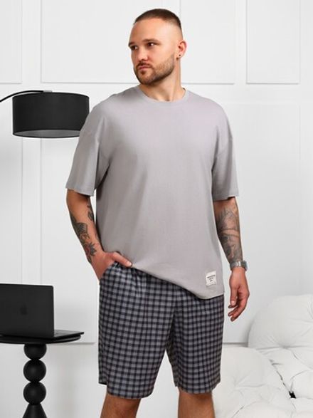 Фуфайка (футболка) мужская Генри-4 Виотекс СЕРЫЙ