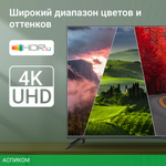 Телевизор Digma DM-LED65UBB40 черный/черный