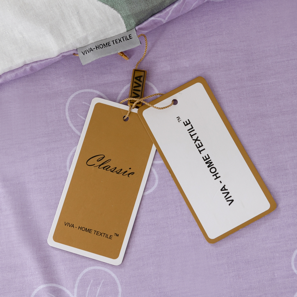 Комплект постельного белья Делюкс Сатин 100% хлопок на резинке LR456