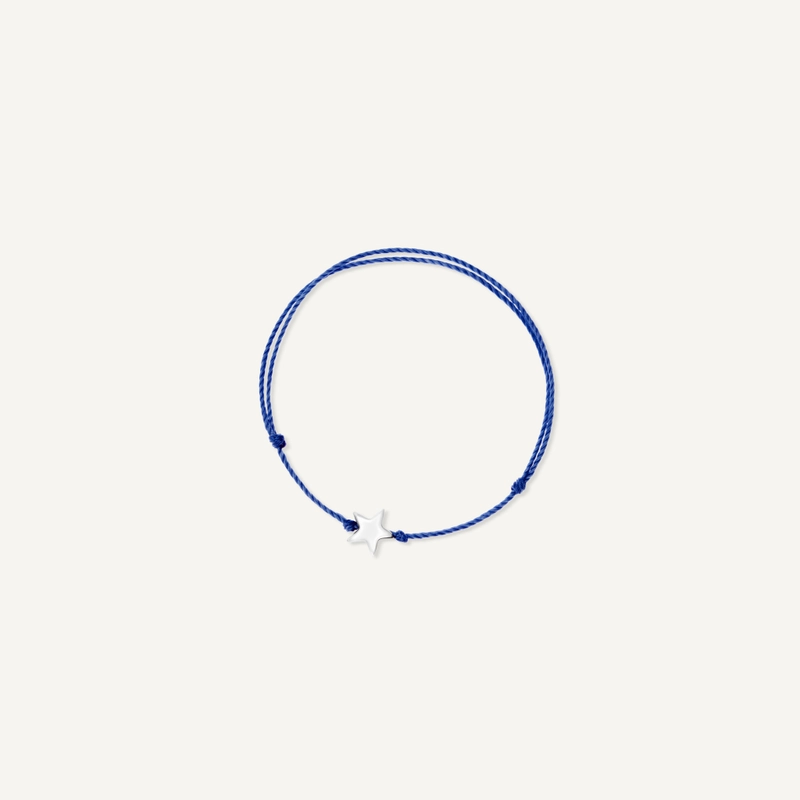 Браслет Сплетенный – Темно-синий