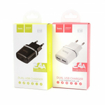 Сетевой адаптер Hoco C12 на 2 USB 2.4 А, 010522 Белый