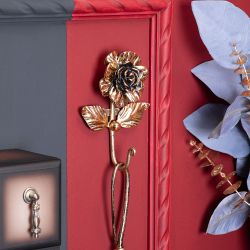 Настенный крючок Роза Прованса Баккара Бронза