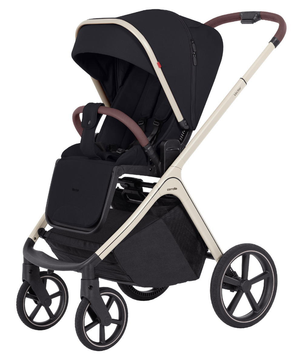 Коляска Carrello Vector CRL-6550 Nova DK791 Black Line 3 в 1 Pearl Black