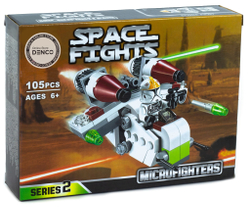 Конструктор Bela Space Wars Республиканский истребитель Звездные войны/ 10363/ 105 деталей/Совместим с Лего