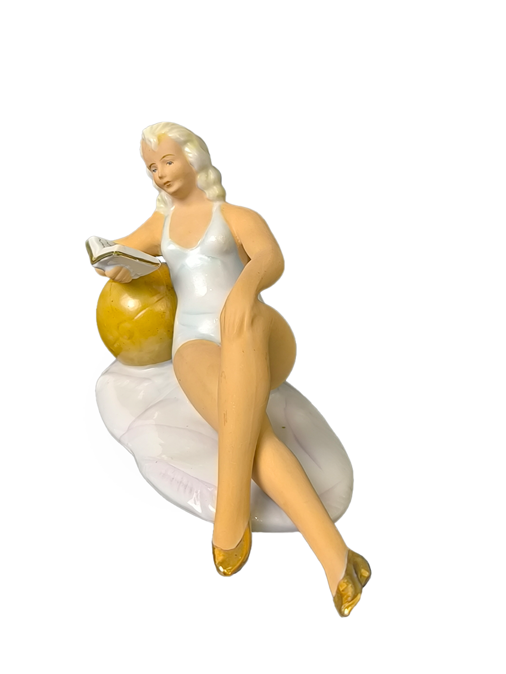Фарфоровая статуэтка "Пляжница" Wagner & Apel