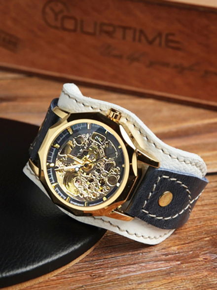 Часы скелетоны женские механические Brash YOURTIME