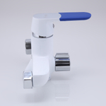 Смеситель для ванны и раковины 35к F2234 FRAP (L излив, лейка 1 реж, хром/белый, латунь)