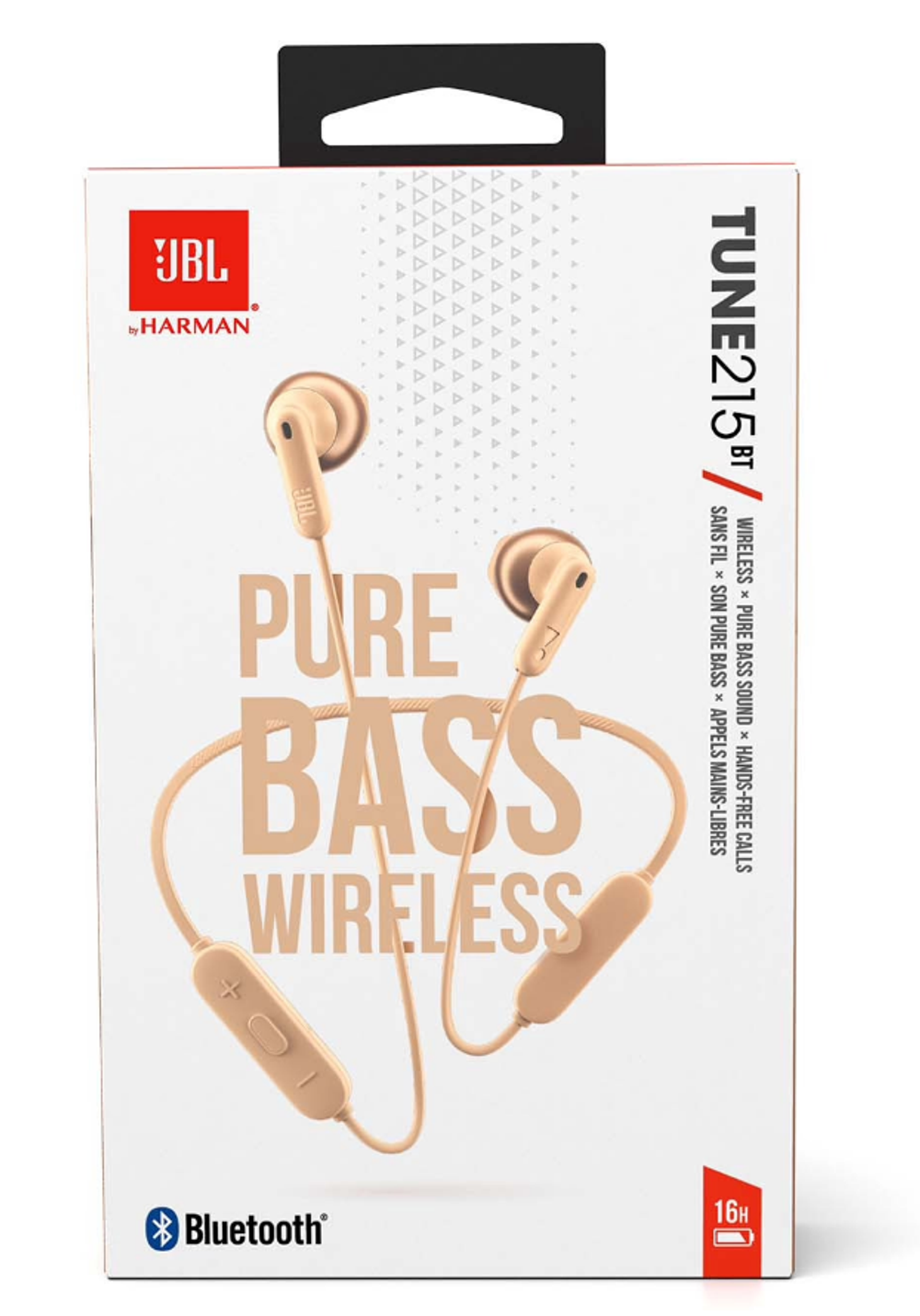 Наушники беспроводные JBL Tune 215BT Champagne Gold