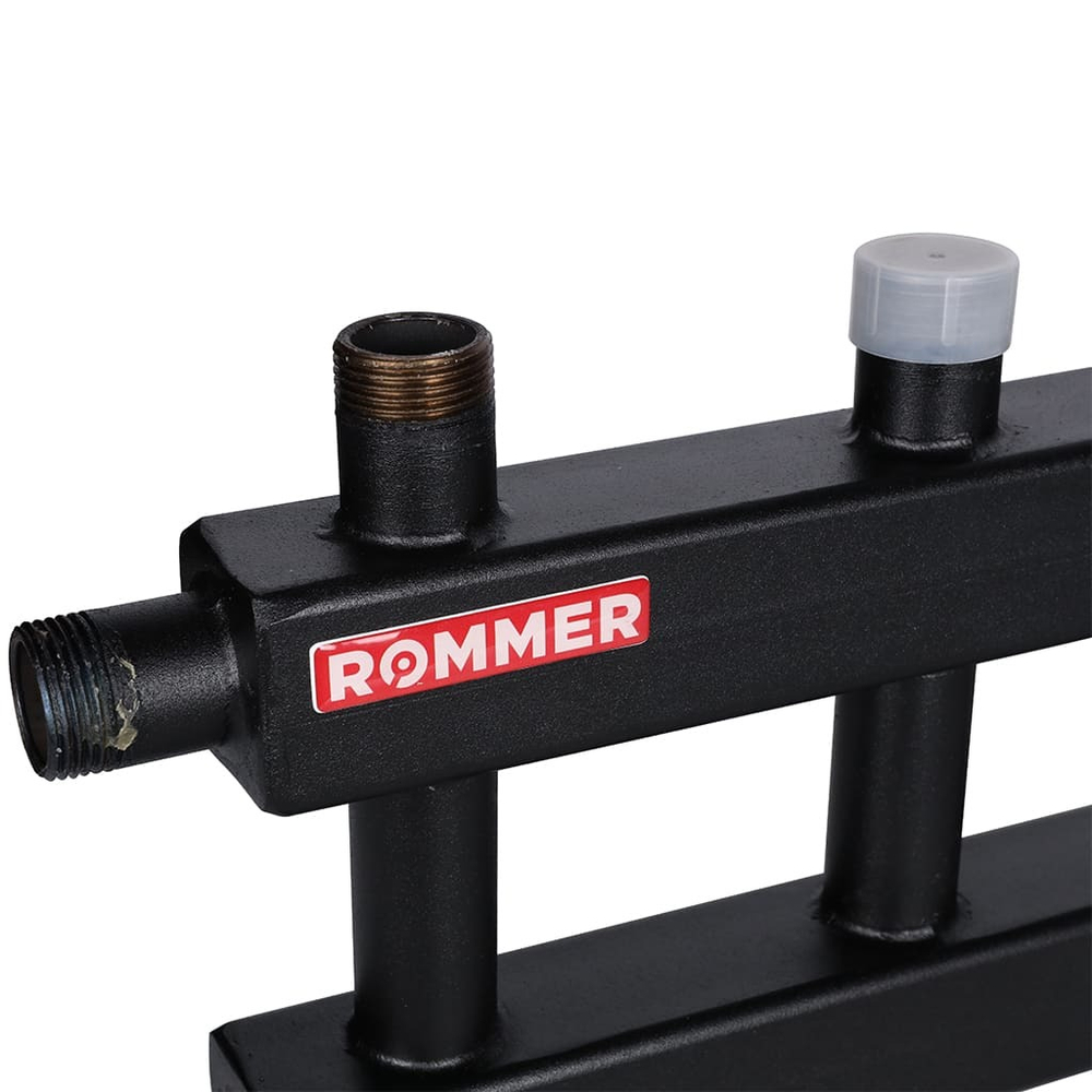 ROMMER RDG-0060-024037 ROMMER Коллектор (дублер компакт) с гидроразделителем на 3+3+1 контура  до 60 кВт