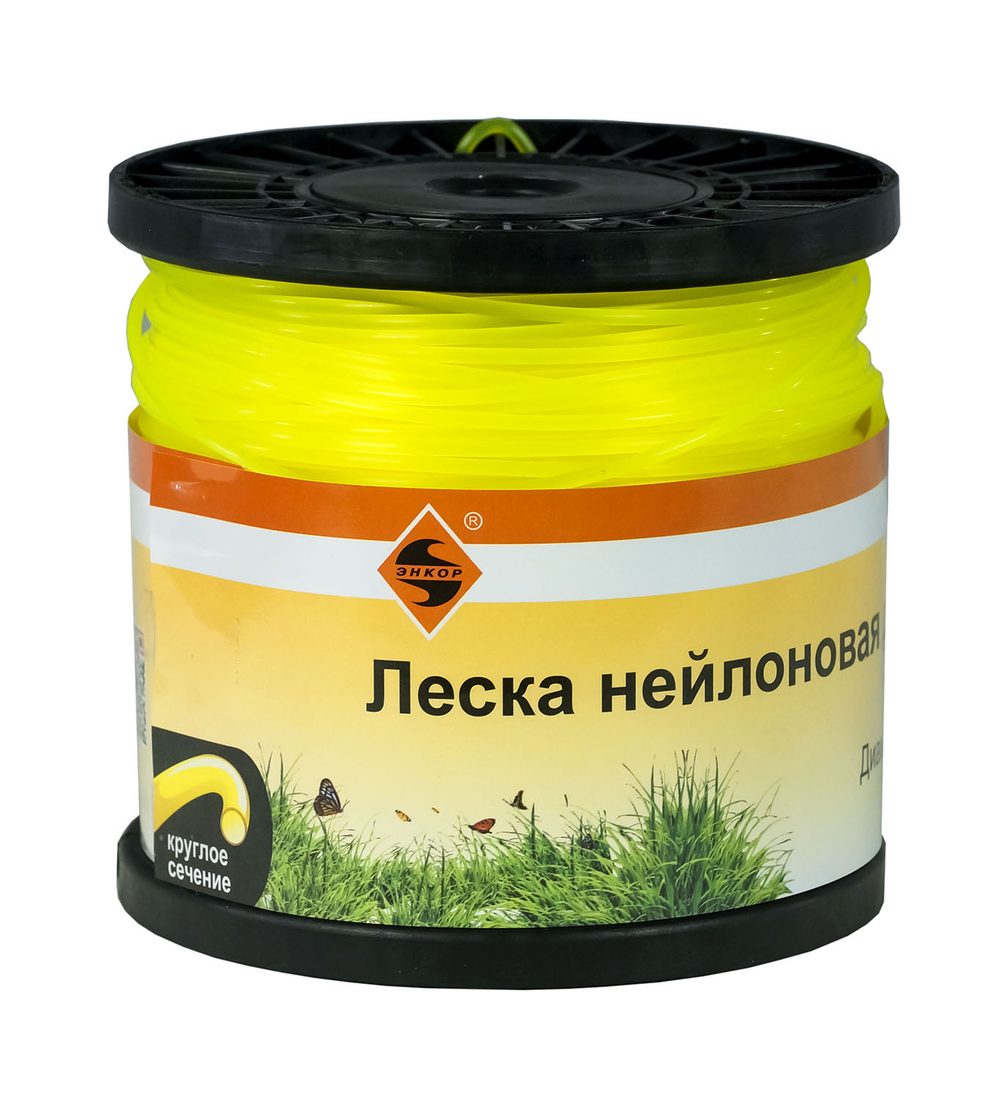 Леска для триммеров, круг ф2,4ммх120м