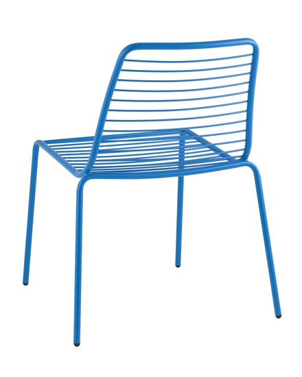 Стул Дели металл голубой