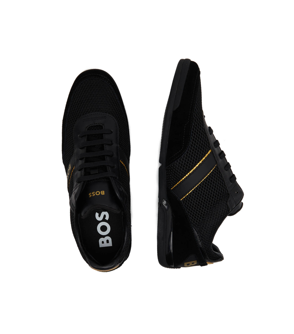 Кроссовки Saturn_Lowp_merb BOSS BLACK - черный(50493233)