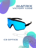 Очки Matrix / Зеркальный синий