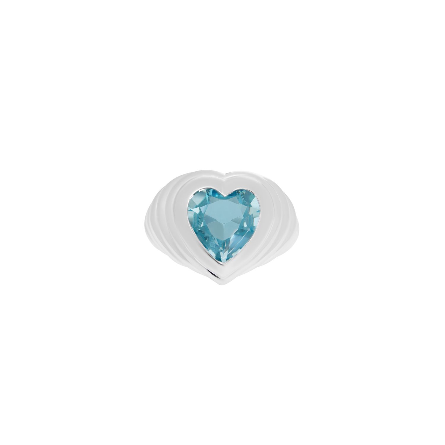 Кольцо Shiny Heart Ring - Blue