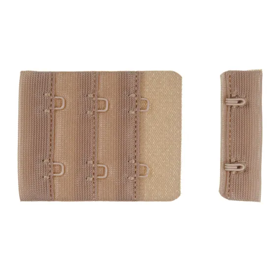 Застежка с крючками загар 2 ряда (цв. 030), 44*55 мм