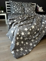 Комплект постельного белья 1,5сп STARS, 100% хлопок