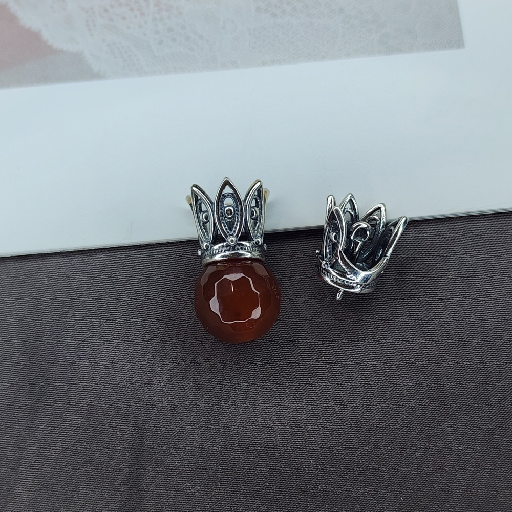 Шапочка(вклейка), ажурная корона, ювелирная заводская фурнитура, про-во Россия