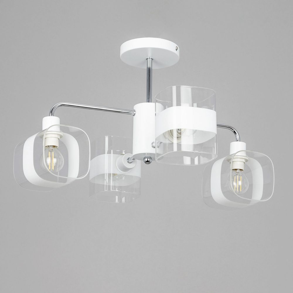 Citilux Бертон CL140140 Люстра потолочная Белая