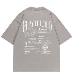 Футболка Haided Loud RLXD HW TEE, Серый