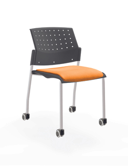 Movie стул на 4 ногах и колесах