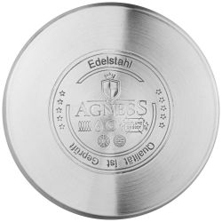 ЧАЙНИК AGNESS "ТЮДОР" СО СВИСТКОМ 2,7 Л, ТИТ. ПОКРЫТИЕ НОСИКА, ТЕРМОАККУМ. ДНО, ИНДУКЦИЯ