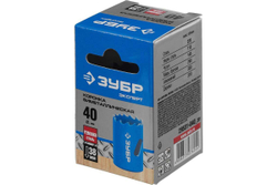 Биметаллическая коронка ЗУБР Эксперт 40 мм, быстрорежущая сталь 29531-040_z01