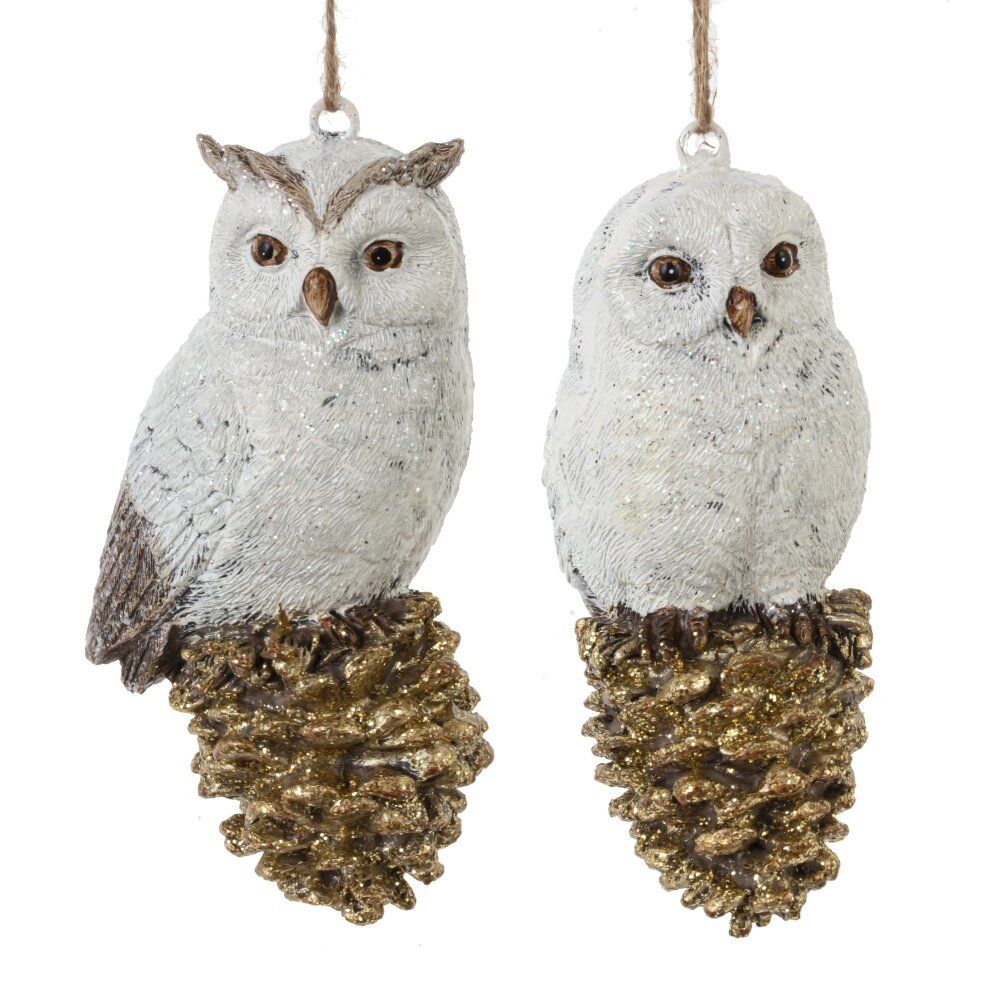 GAEM Украшение новогоднее "Сова", L7 W6 H14 см, 2в.