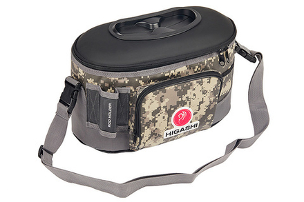 Кан рыболовный HIGASHI Live bait box 7.5L Digital Camo