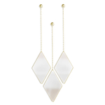 Набор зеркал dima, матовая латунь, 3 шт.