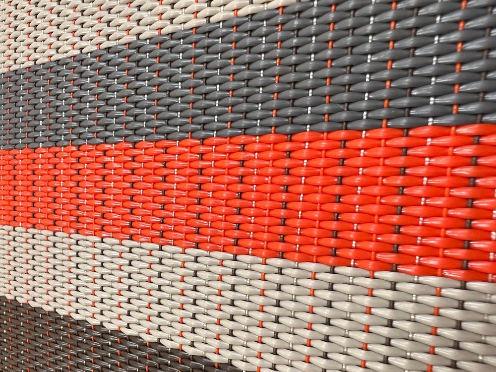 Плетенный виниловый пол Stripes 026