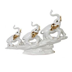 GAEM Фигурка декоративная "Слоны", L43 W12 H29 см