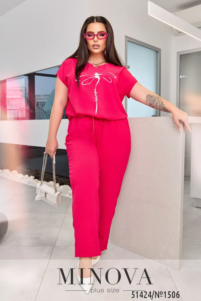Костюм 1506-малиновый Minova