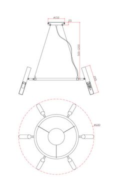 Люстра Freya FR6109PL-06CH