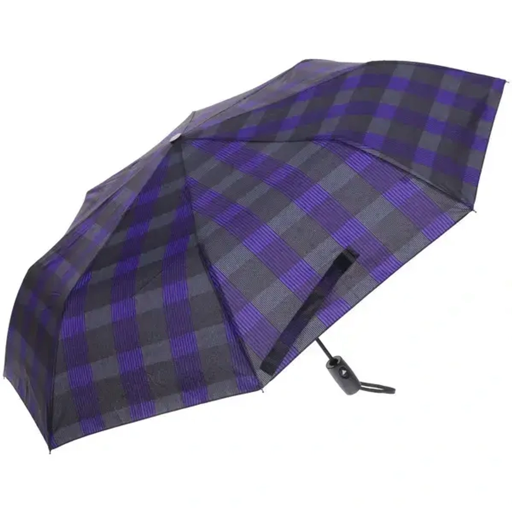 Зонт мужской полуавтомат «ESTET» 8 спиц, d-95см, длина в слож. виде 40см темно-синий