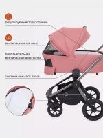 Коляска детская RANT "FLEX PRO" (2в1) RA074