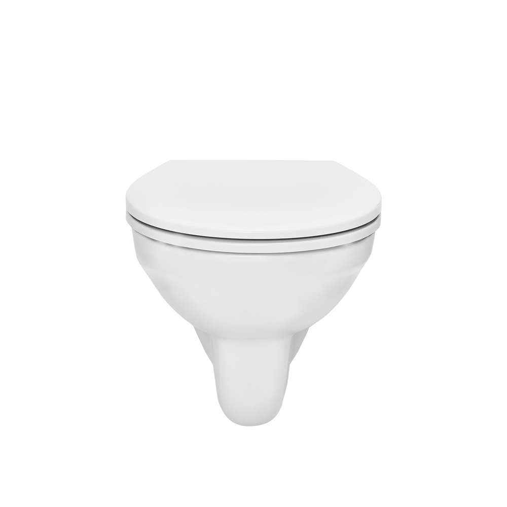 TECE Basic Безободковый подвесной унитаз в комплекте с сиденьем soft-close и крышкой 9700018