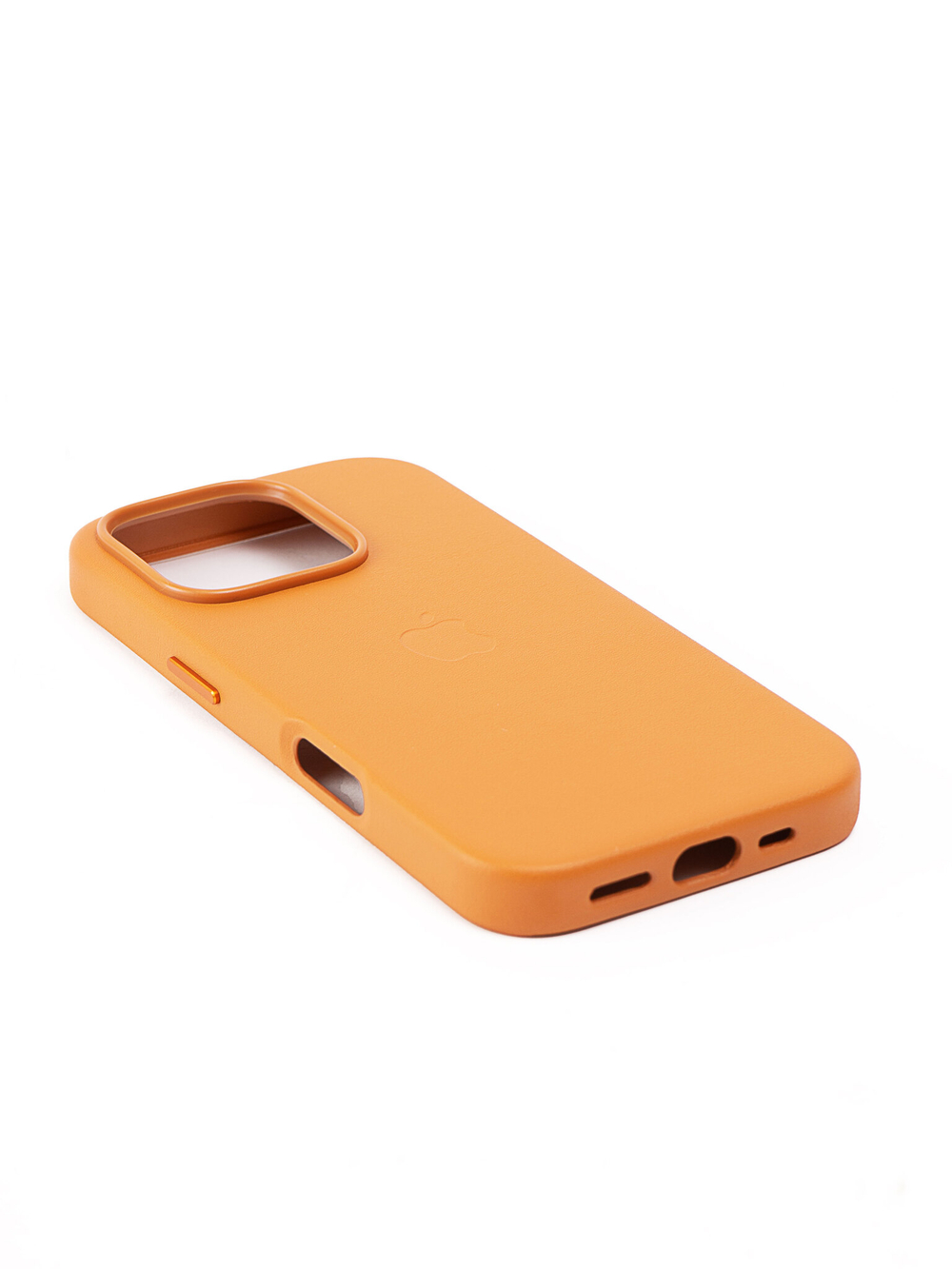 Кожаный чехол Leather Case iPhone 16 Pro Светло Коричневый