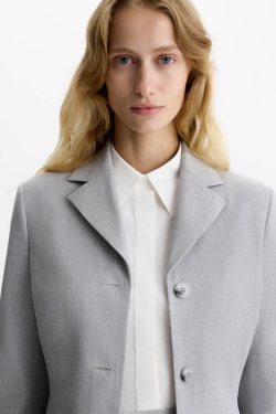 Рубашка с фигурными подрезами