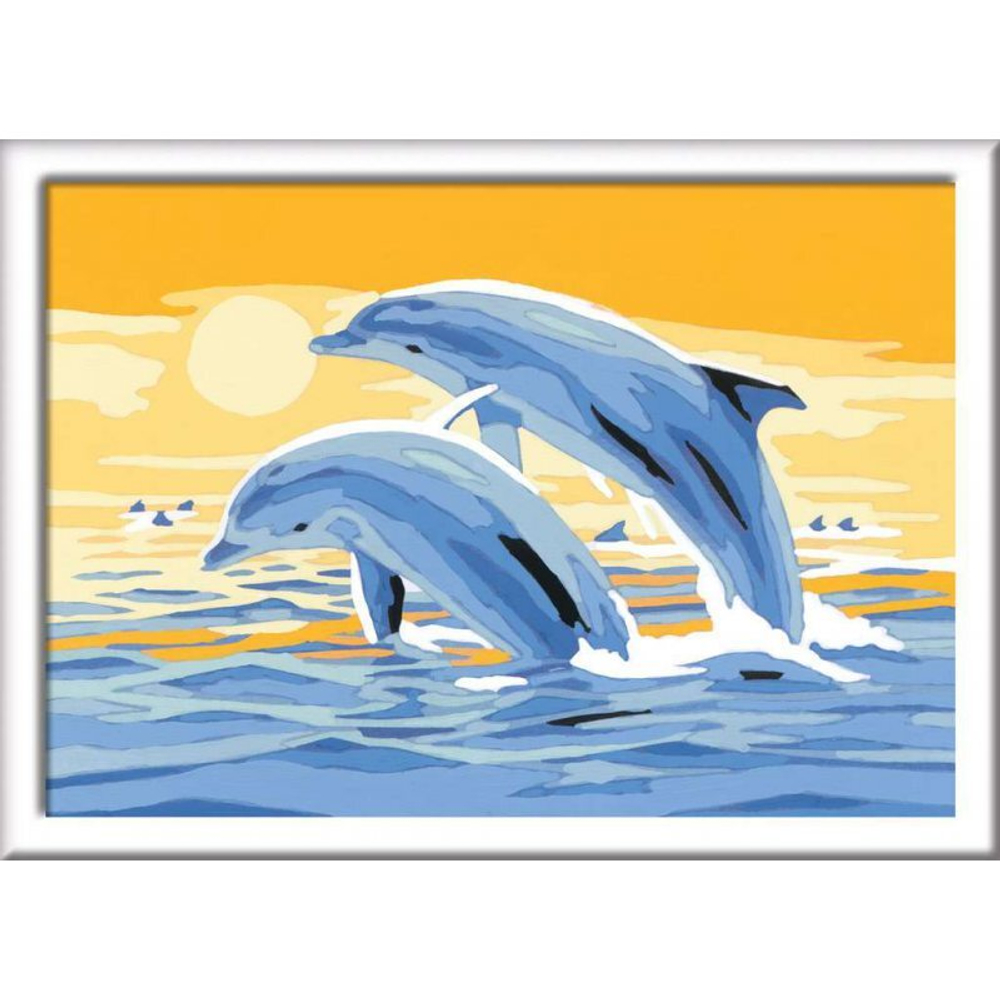 Ravensburger - CreArt Книжка-раскраска для детей Дельфины 200733