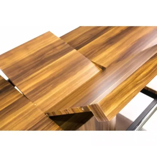 стол DUPEN DT-02 цвет орех раздвижной 160-200