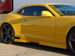 Комплект накладок на пороги Chevrolet Camaro SS,RS(2009-2012)